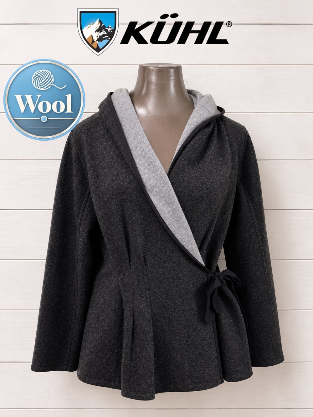 Wrap Wool Jacket – KÜHL (Size S)